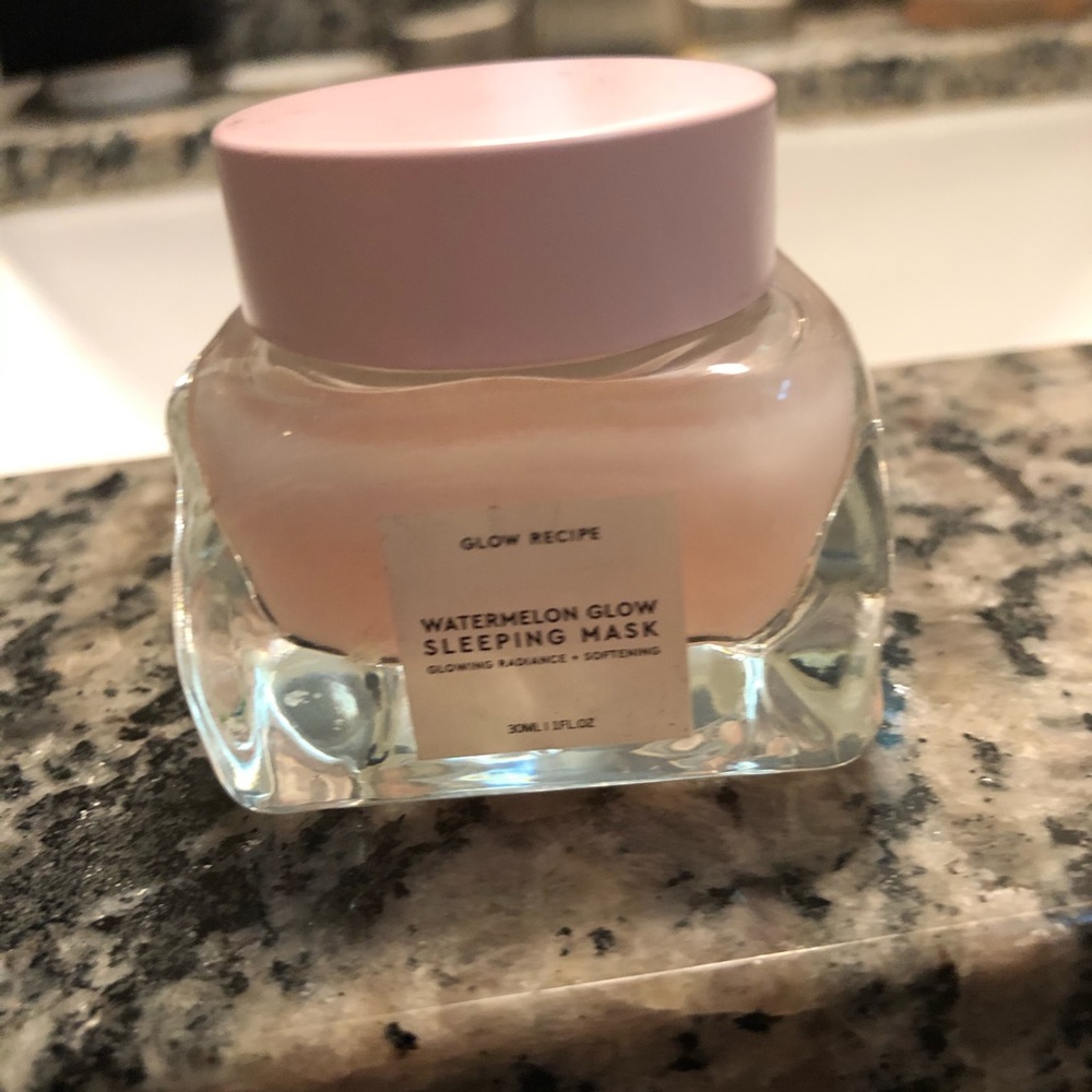 Glow recipe: watermelon face mask